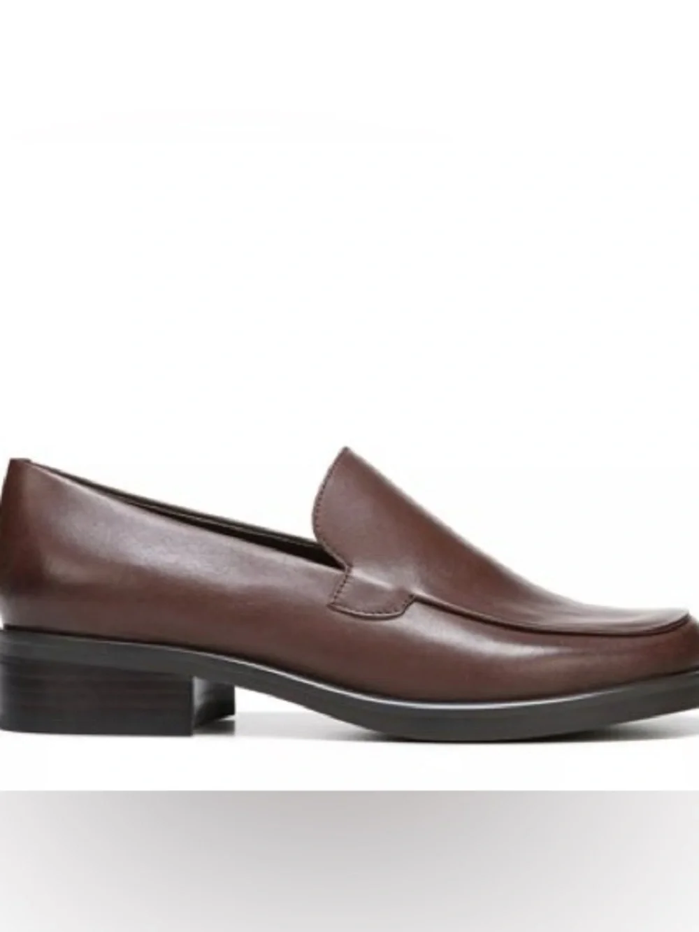 Franco Sarto L-Bocca Women's Brown Leather Slip-On Loafer - Picture 2 of 12